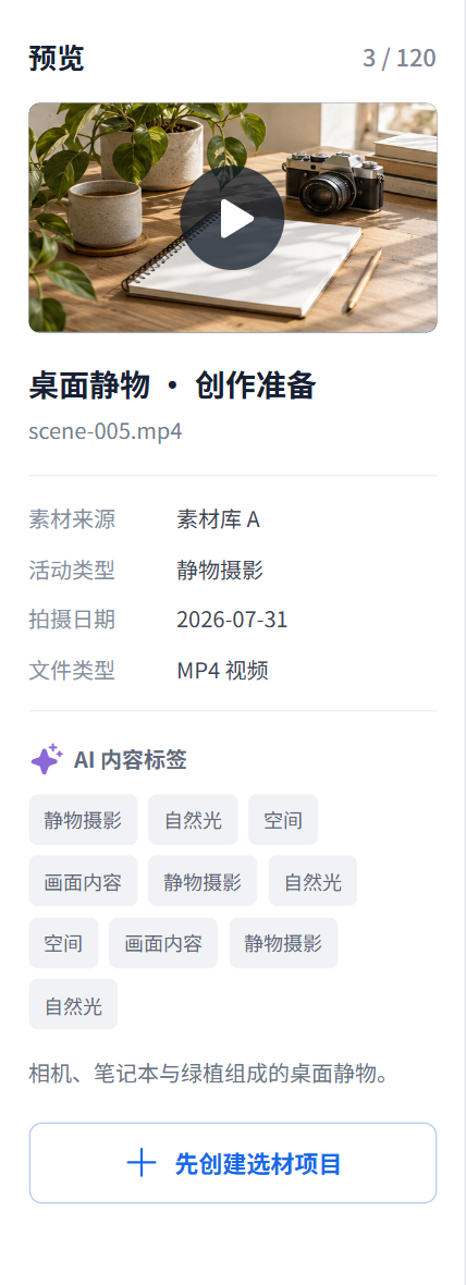 画面描述与内容标签